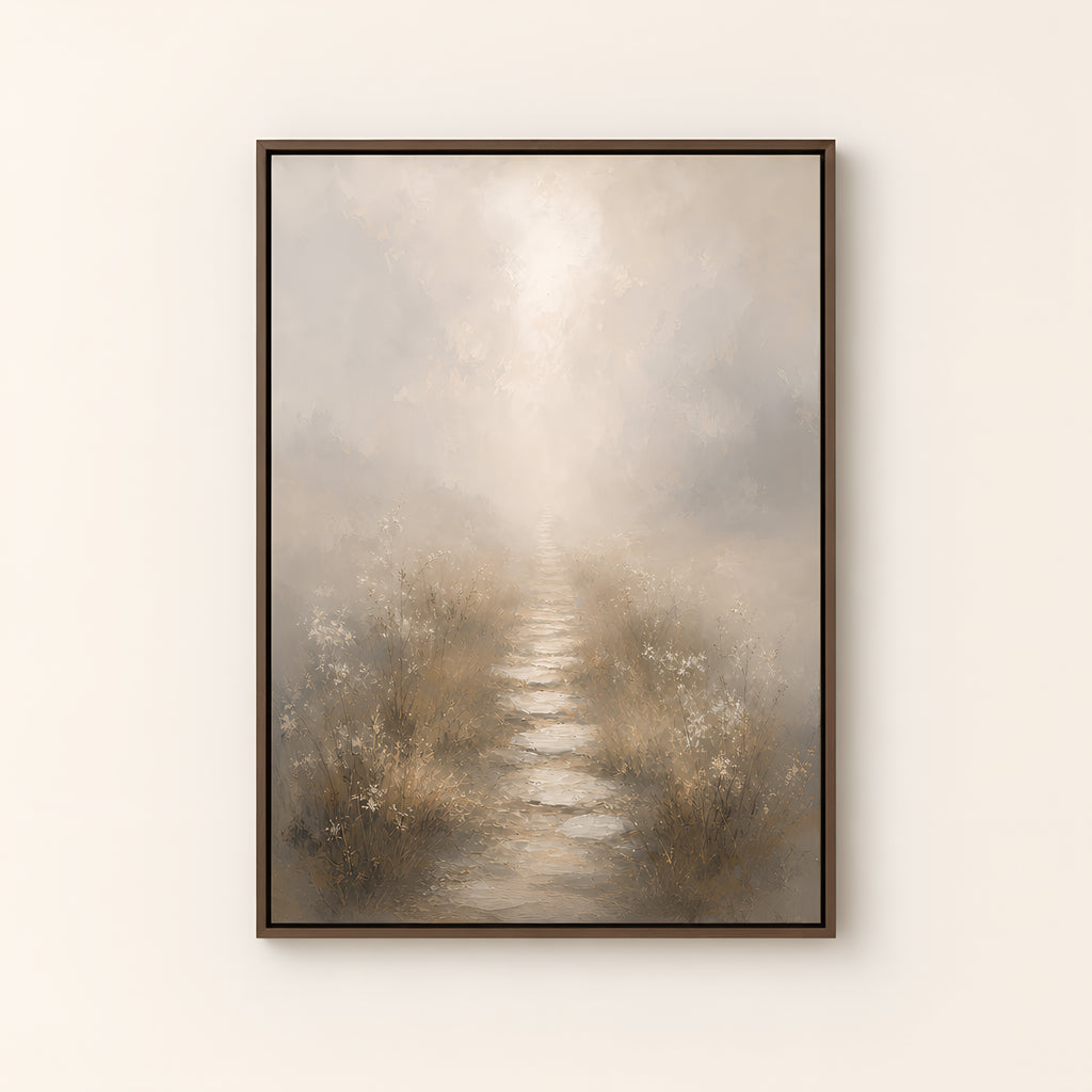 Path Perspective — Brown Wood floater frame catalog