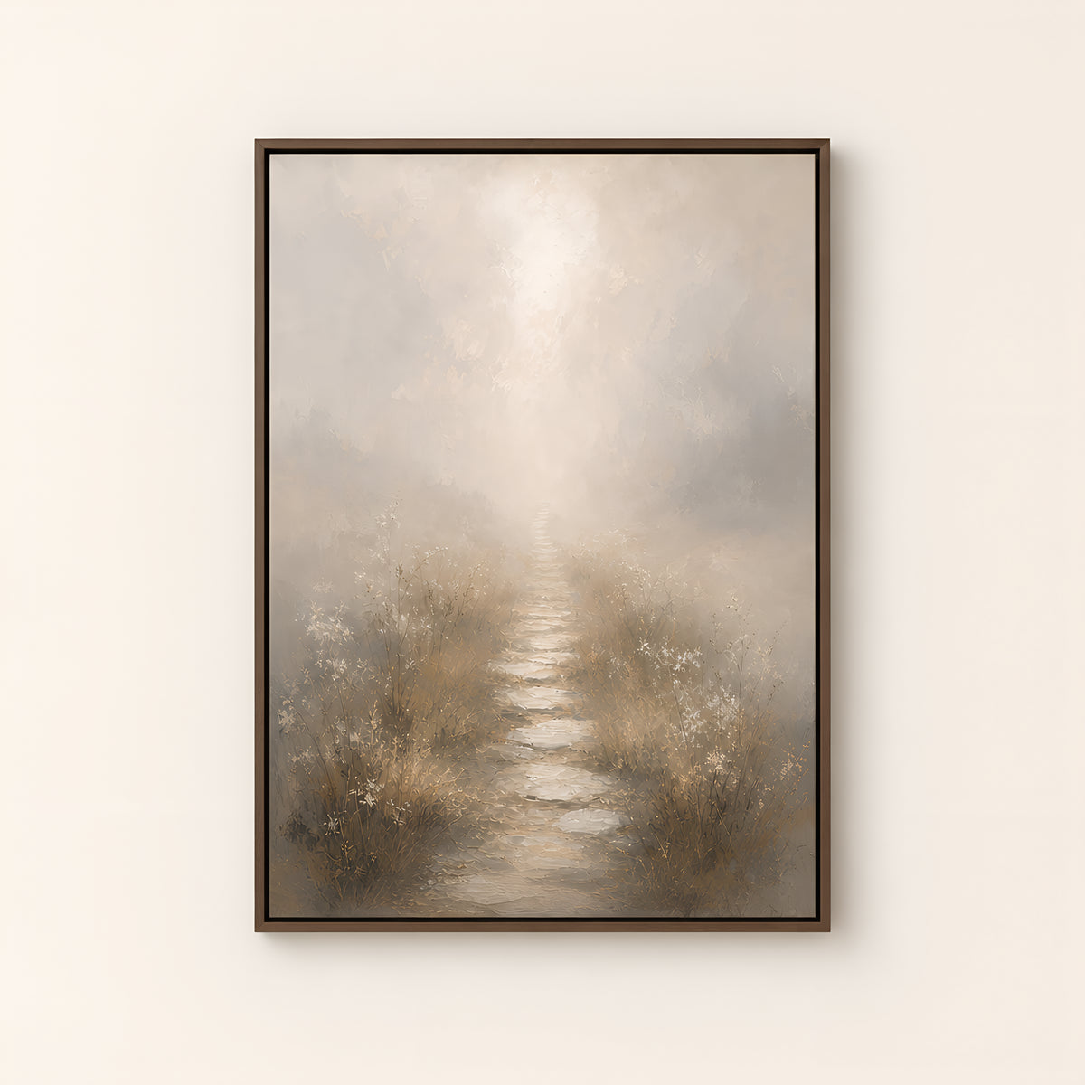 Path Perspective — Brown Wood floater frame catalog