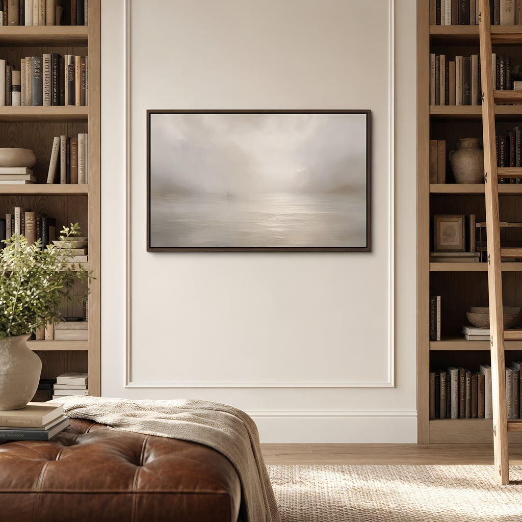Peace, Be Still — lifestyle B Brown Wood