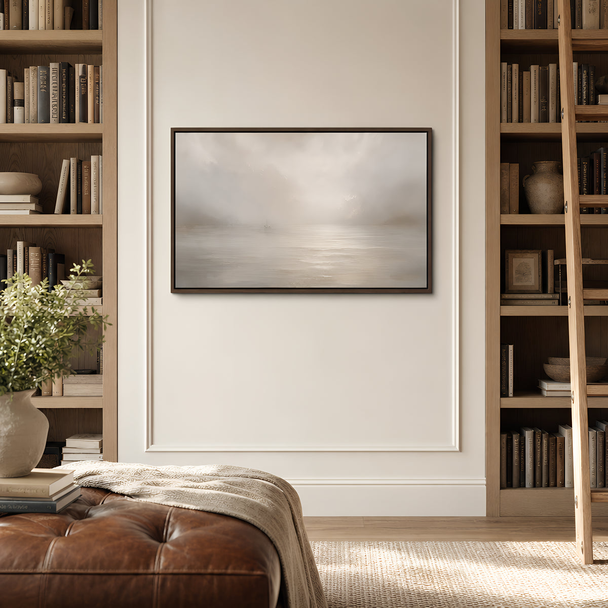 Peace, Be Still — lifestyle B Brown Wood