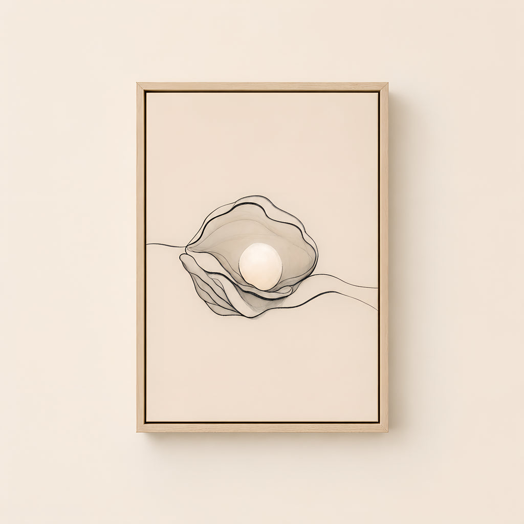 Pearl of Great Price — Light Wood floater frame catalog