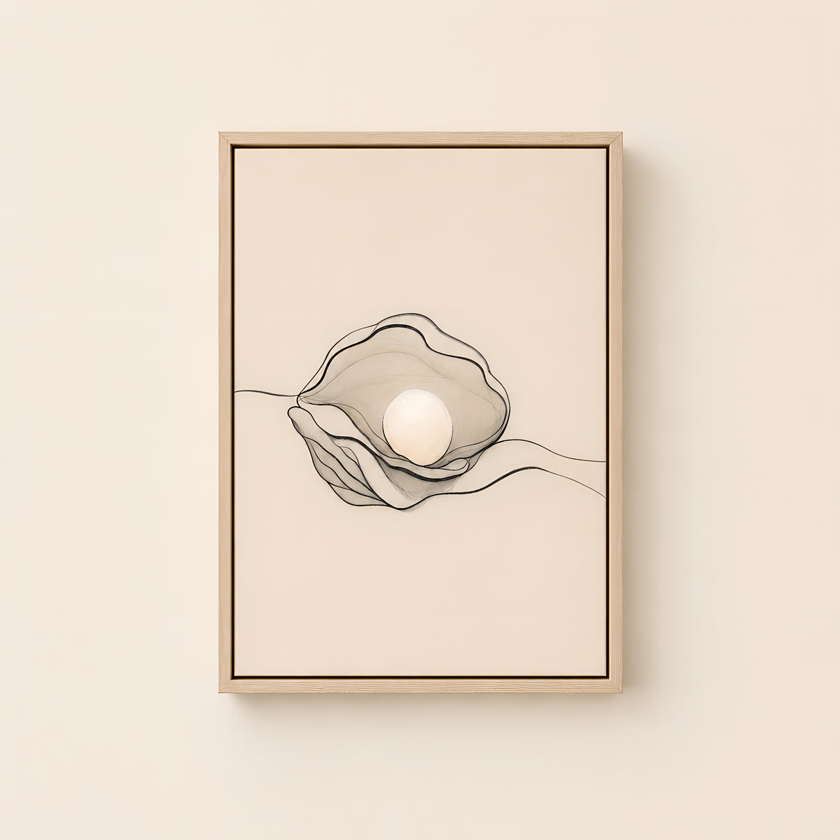 Pearl of Great Price — Light Wood floater frame catalog
