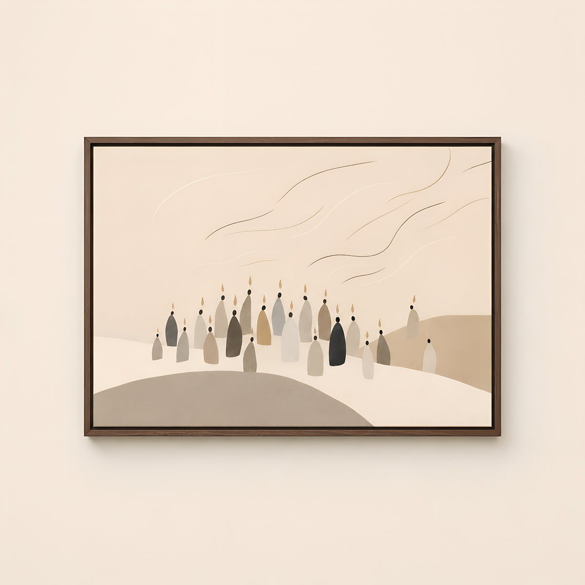 Pentecost — Brown Wood floater frame catalog