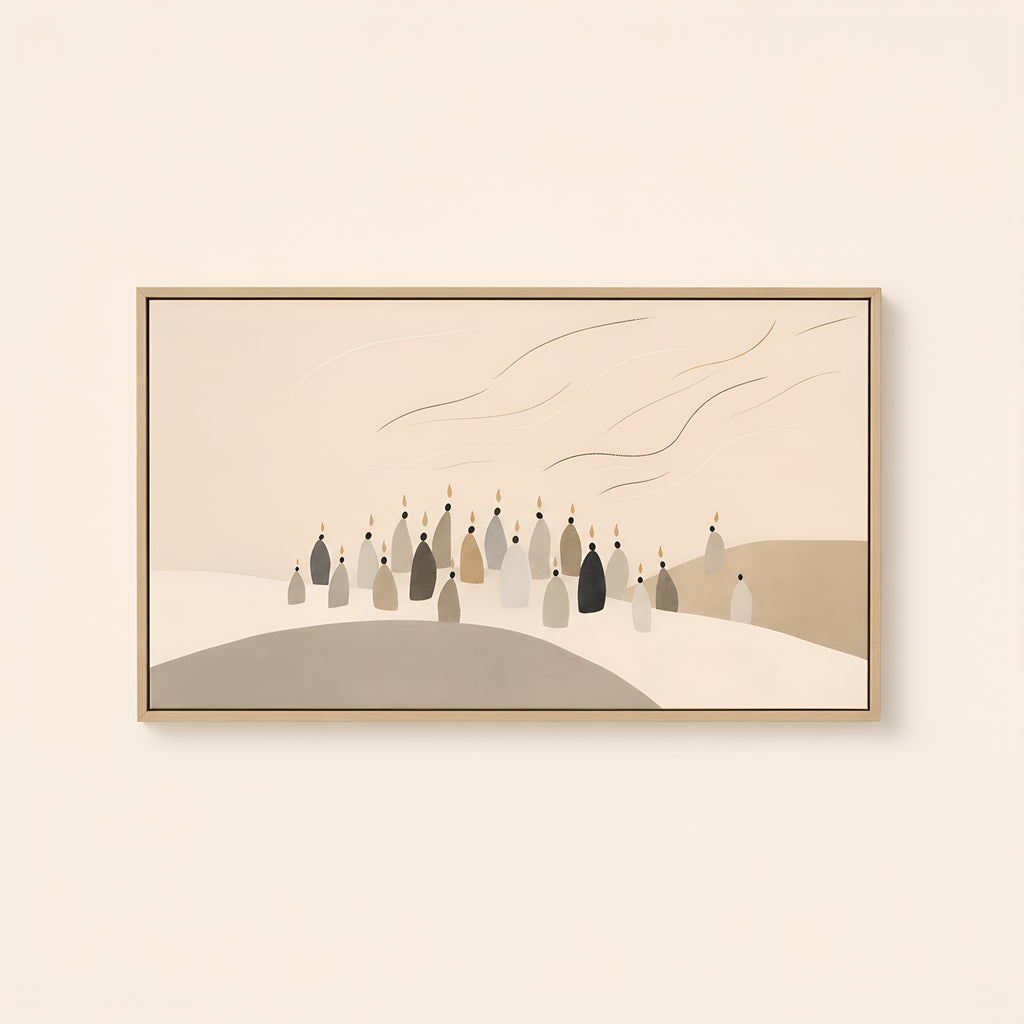 Pentecost — Light Wood floater frame catalog