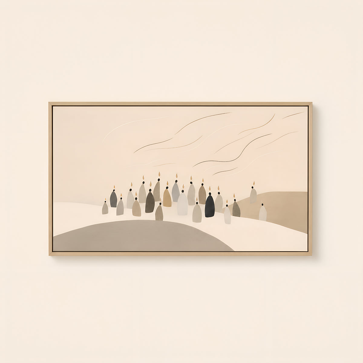 Pentecost — Light Wood floater frame catalog