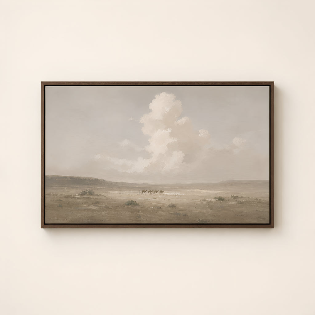 Pillar of Cloud — Brown Wood floater frame catalog