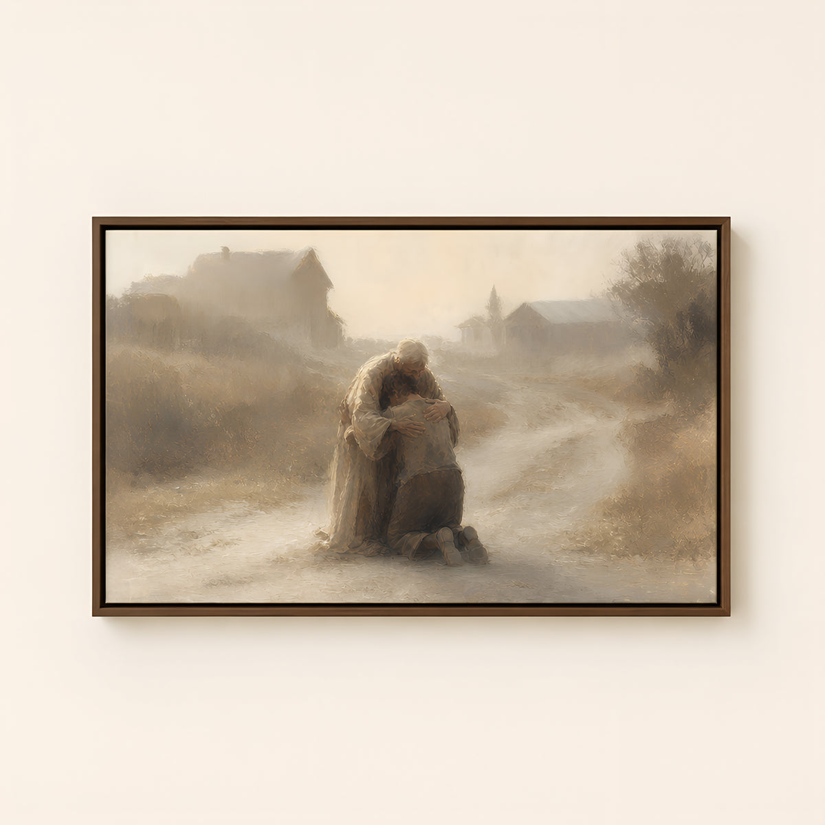 The Prodigal Son — Brown Wood floater frame catalog
