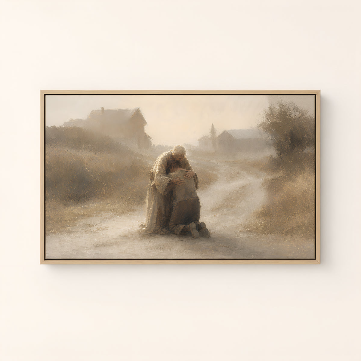 The Prodigal Son — Light Wood floater frame catalog