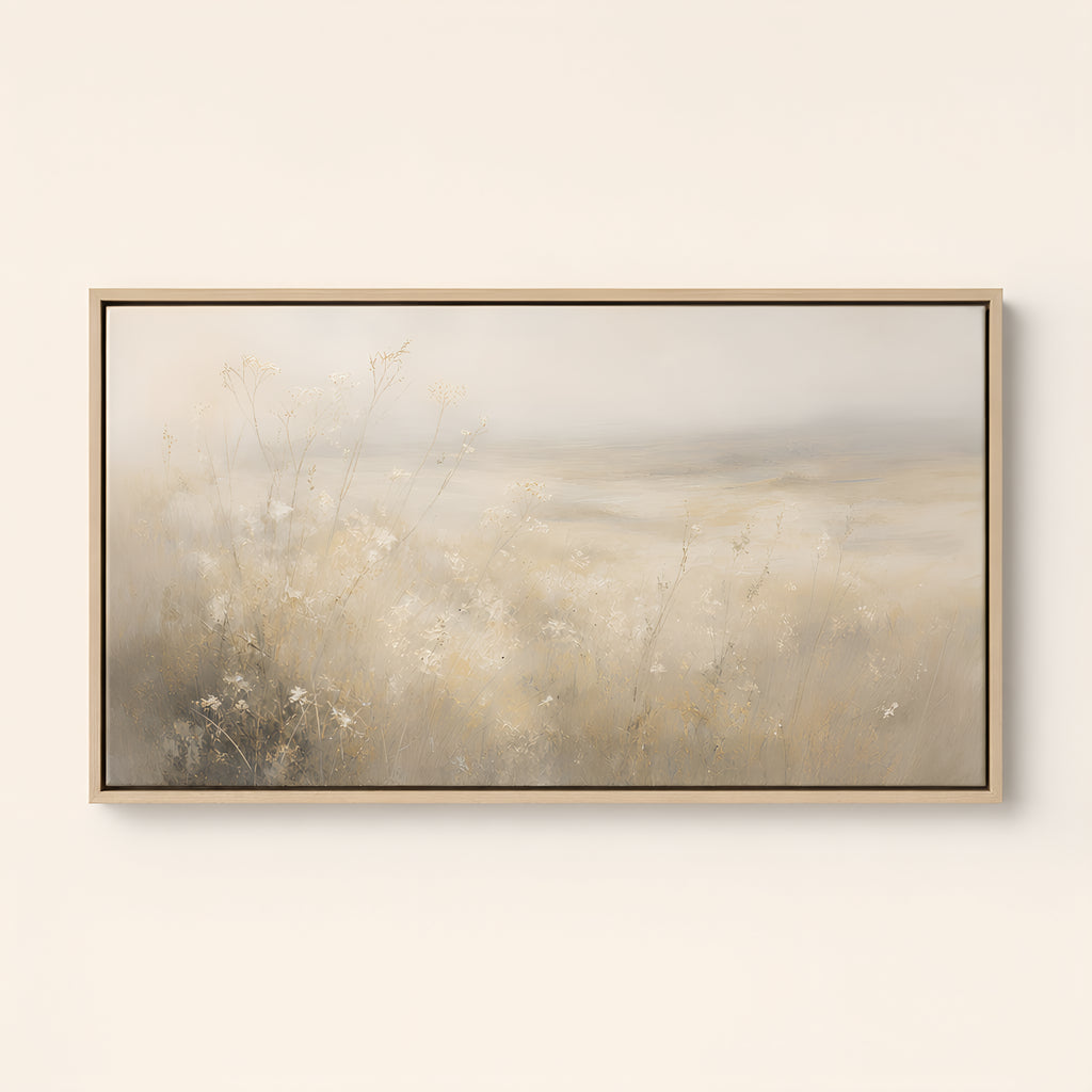Quiet Meadow — Light Wood floater frame catalog