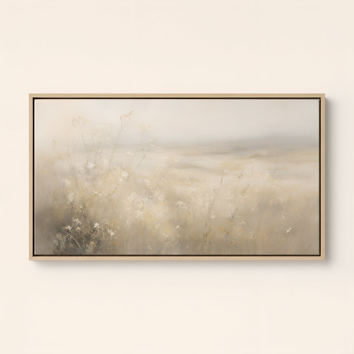 Quiet Meadow — Light Wood floater frame catalog