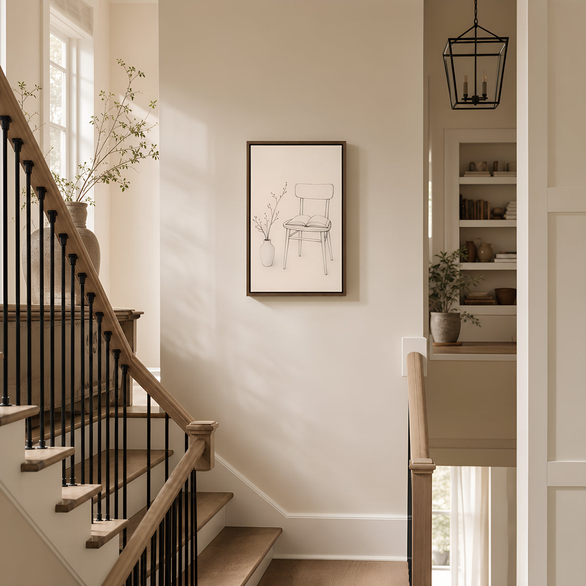 Reading Nook Study — lifestyle B Brown Wood