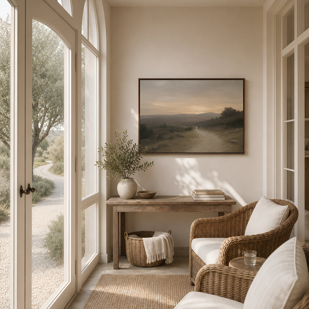 Road to Emmaus — lifestyle B Brown Wood