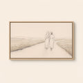 Ruth and Naomi — Light Wood floater frame catalog