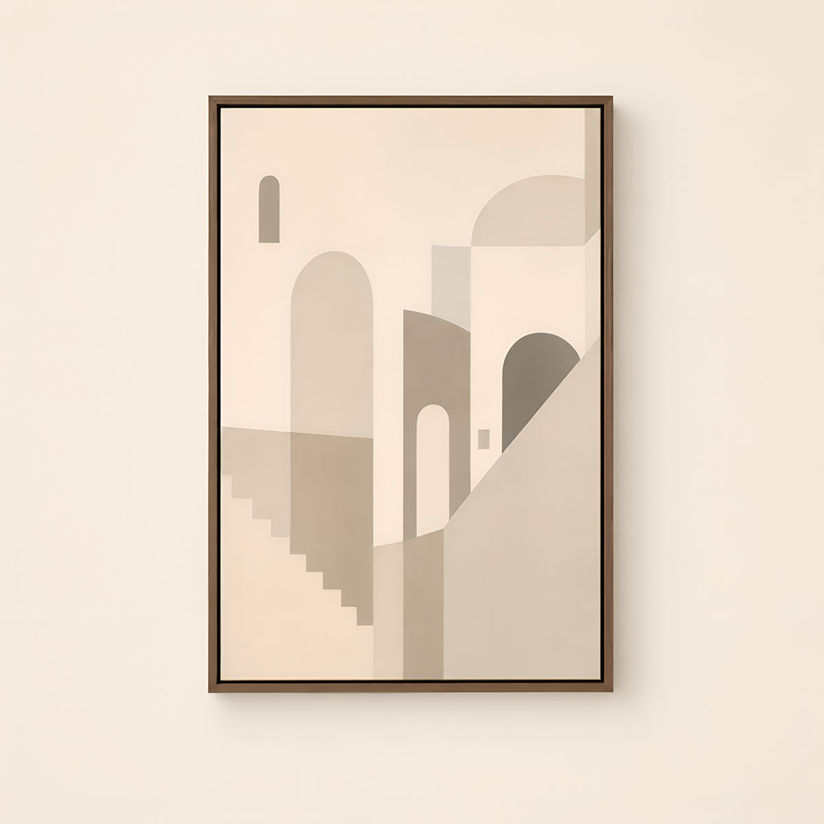 Soft Architecture — Brown Wood floater frame catalog