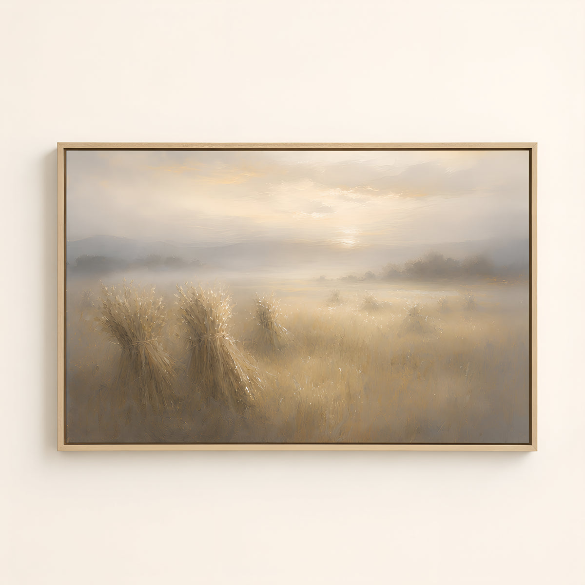Soft Harvest — Light Wood floater frame catalog