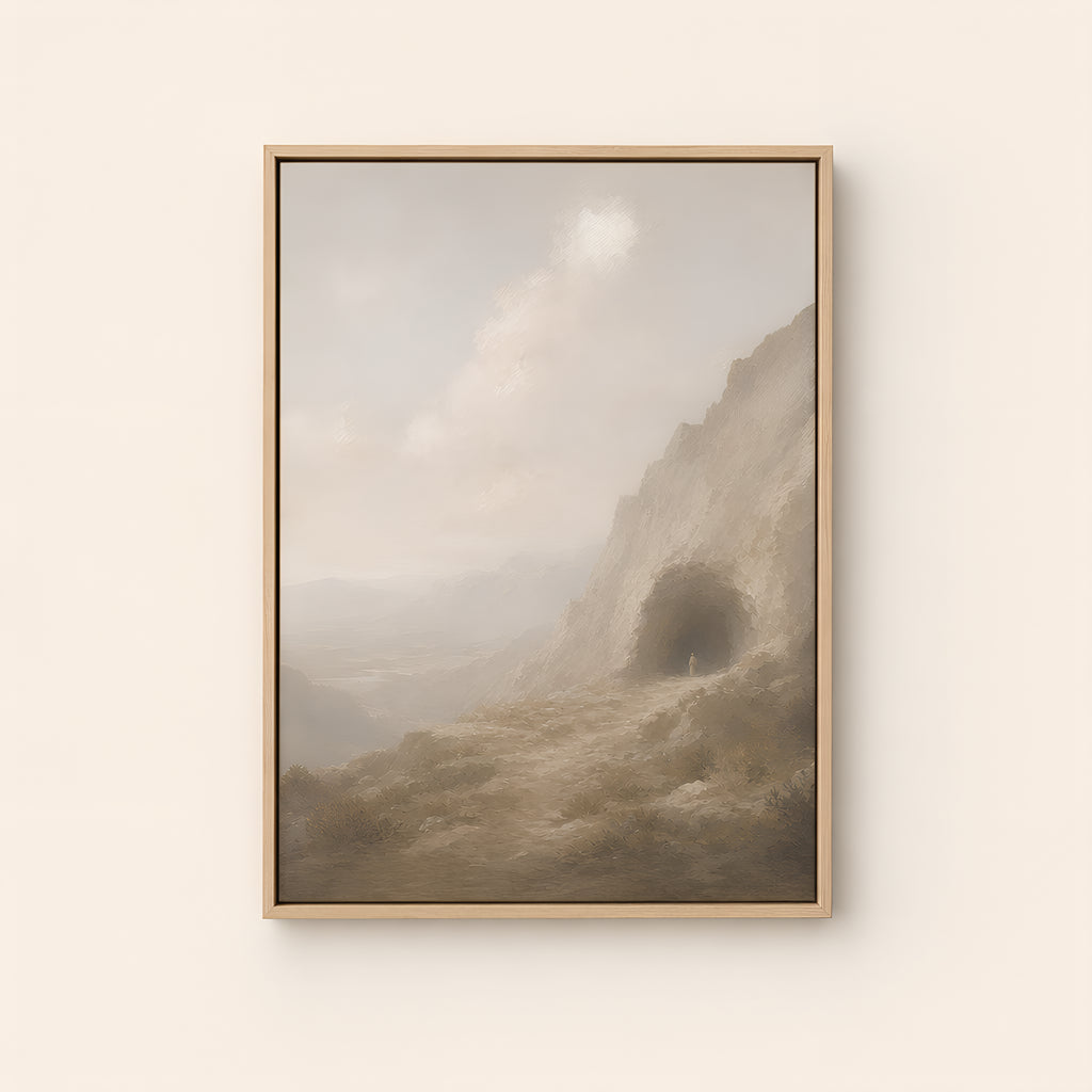 Still Small Voice — Light Wood floater frame catalog