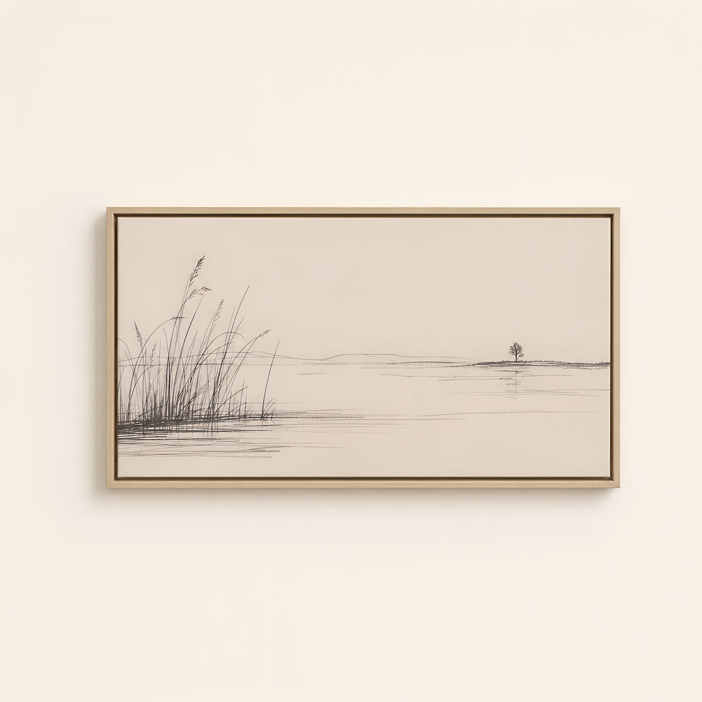 Still Waters — Light Wood floater frame catalog