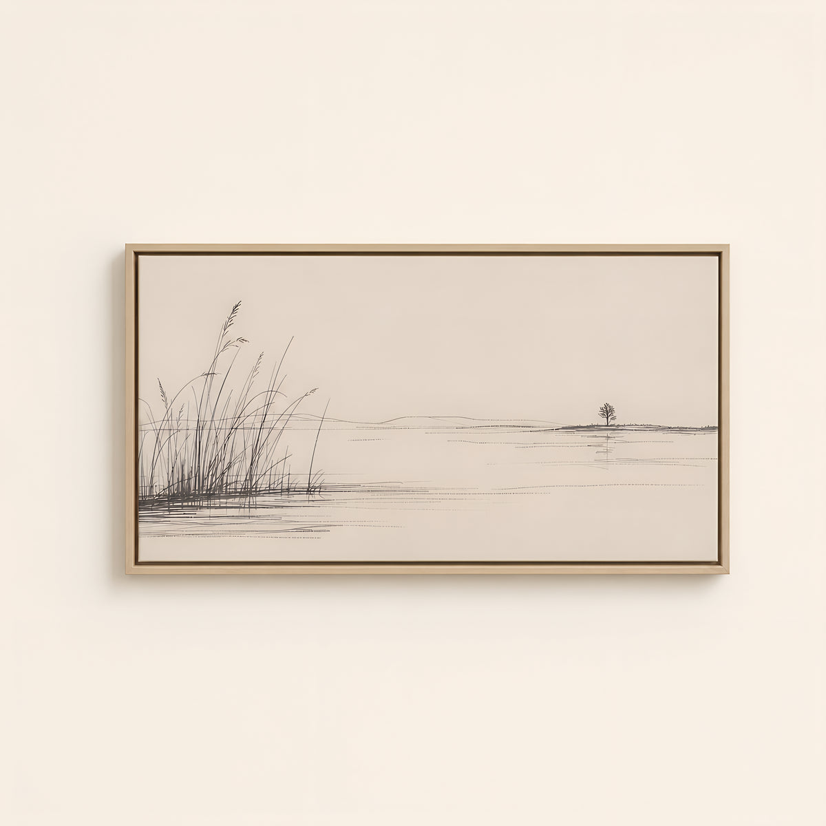 Still Waters — Light Wood floater frame catalog