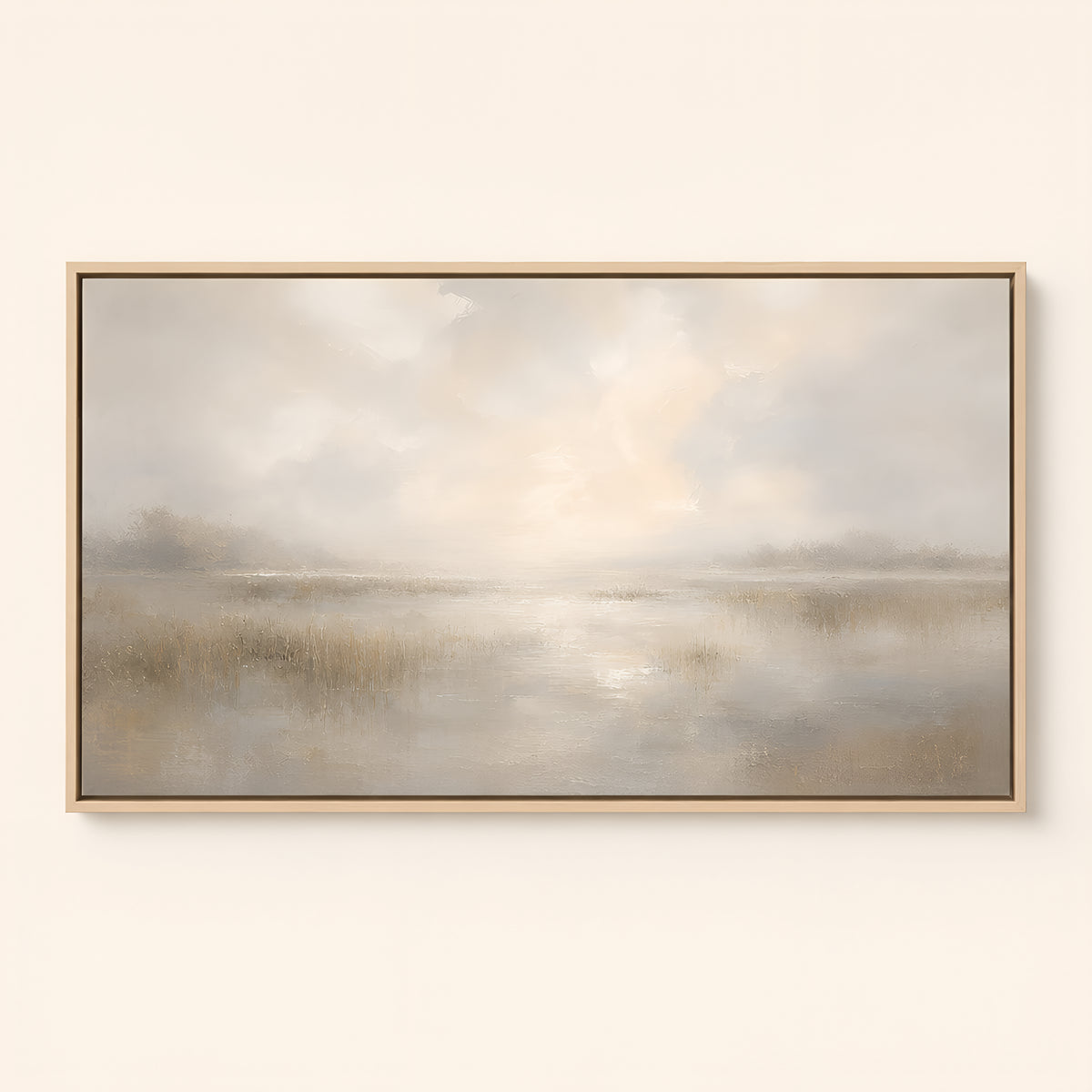 Stillness — Light Wood floater frame catalog