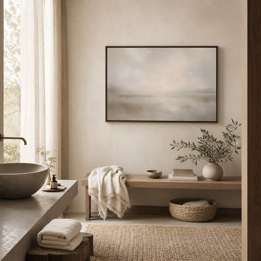 Stillness — lifestyle B Brown Wood