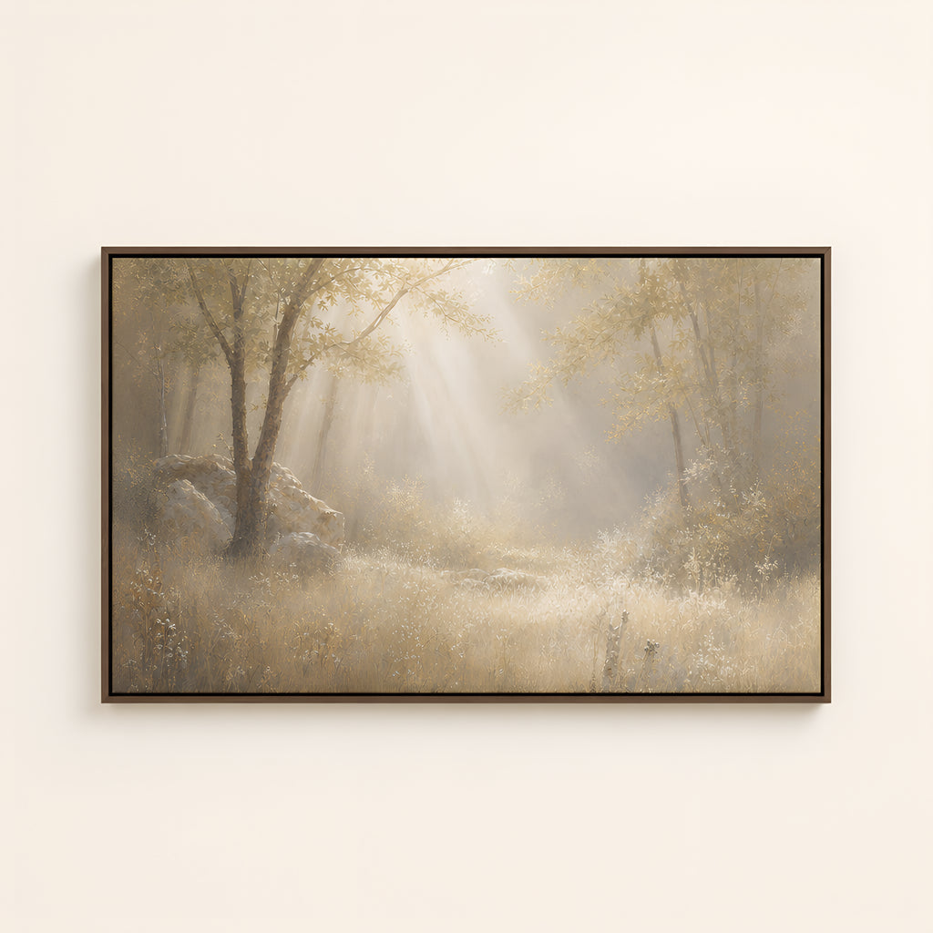 The Glade — Brown Wood floater frame catalog