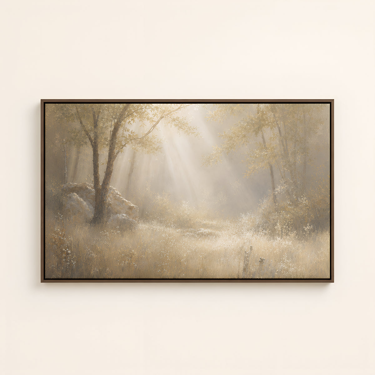The Glade — Brown Wood floater frame catalog