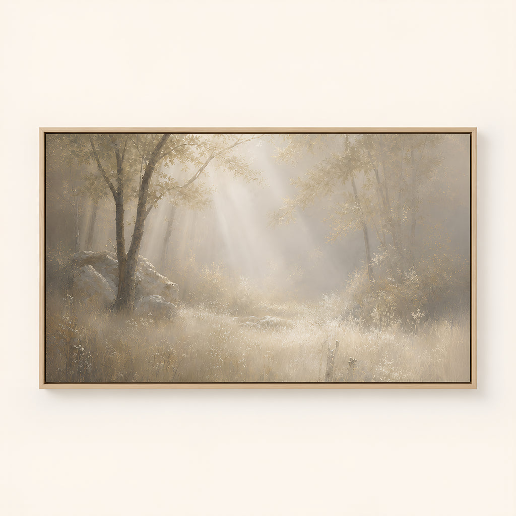 The Glade — Light Wood floater frame catalog