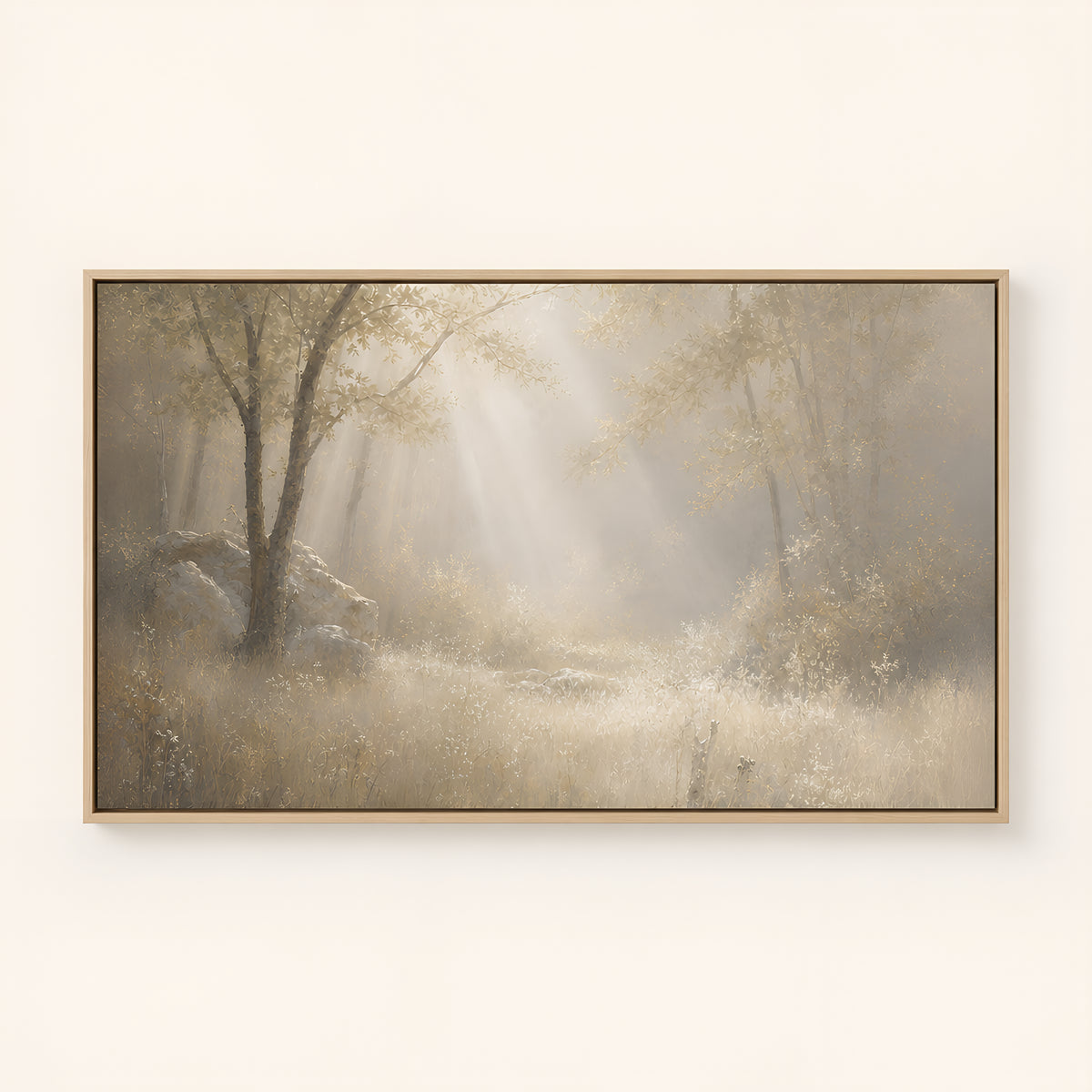 The Glade — Light Wood floater frame catalog