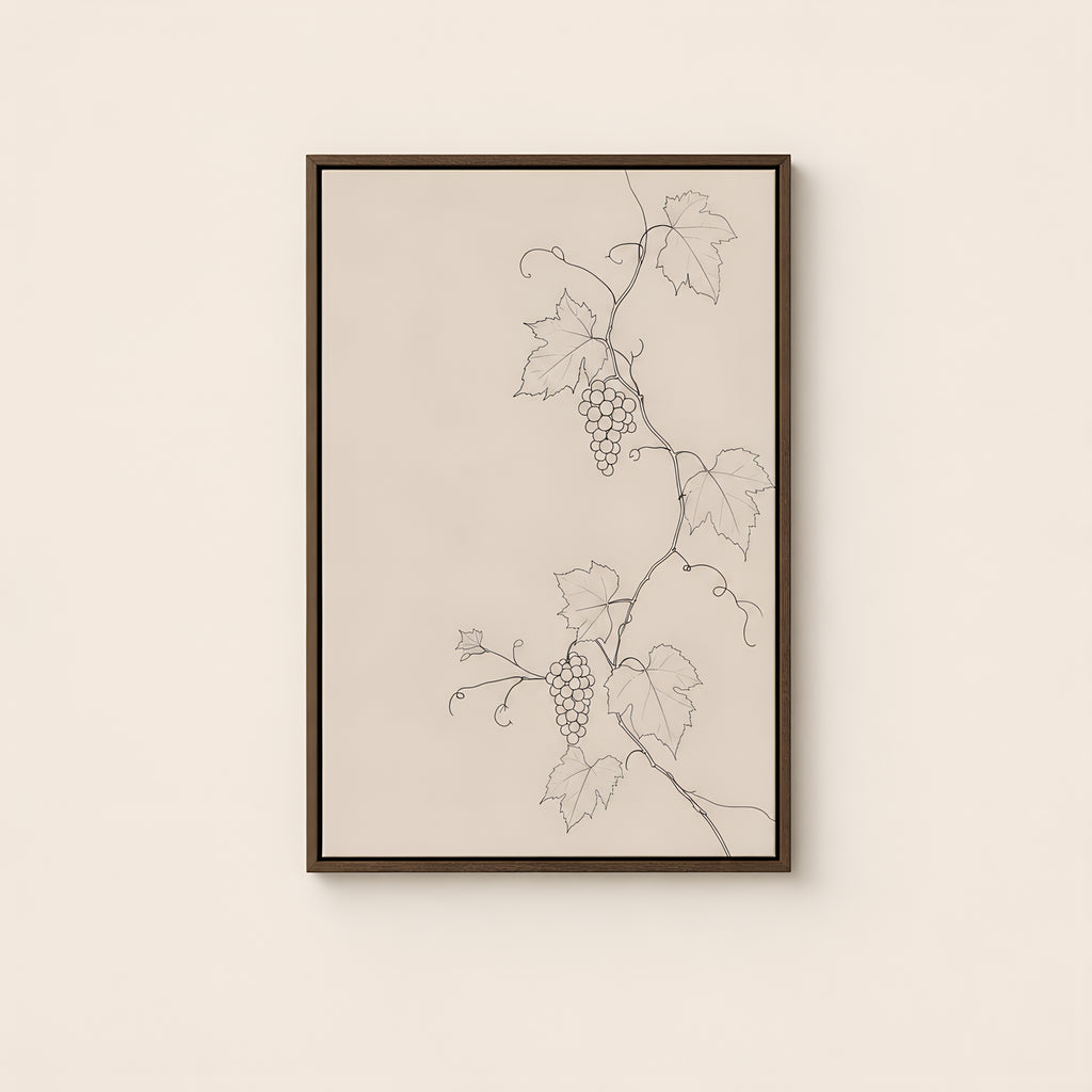 The Vine — Brown Wood floater frame catalog