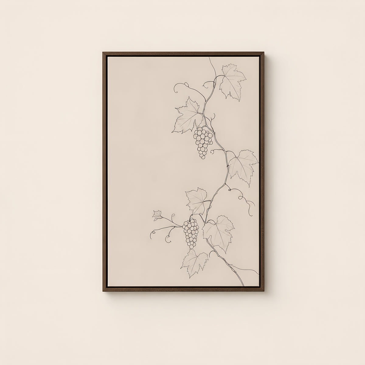 The Vine — Brown Wood floater frame catalog