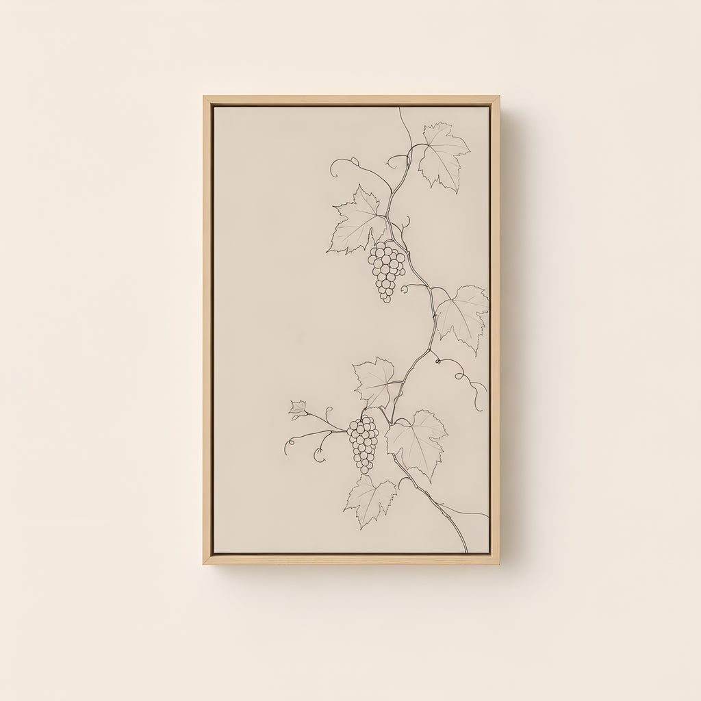 The Vine — Light Wood floater frame catalog