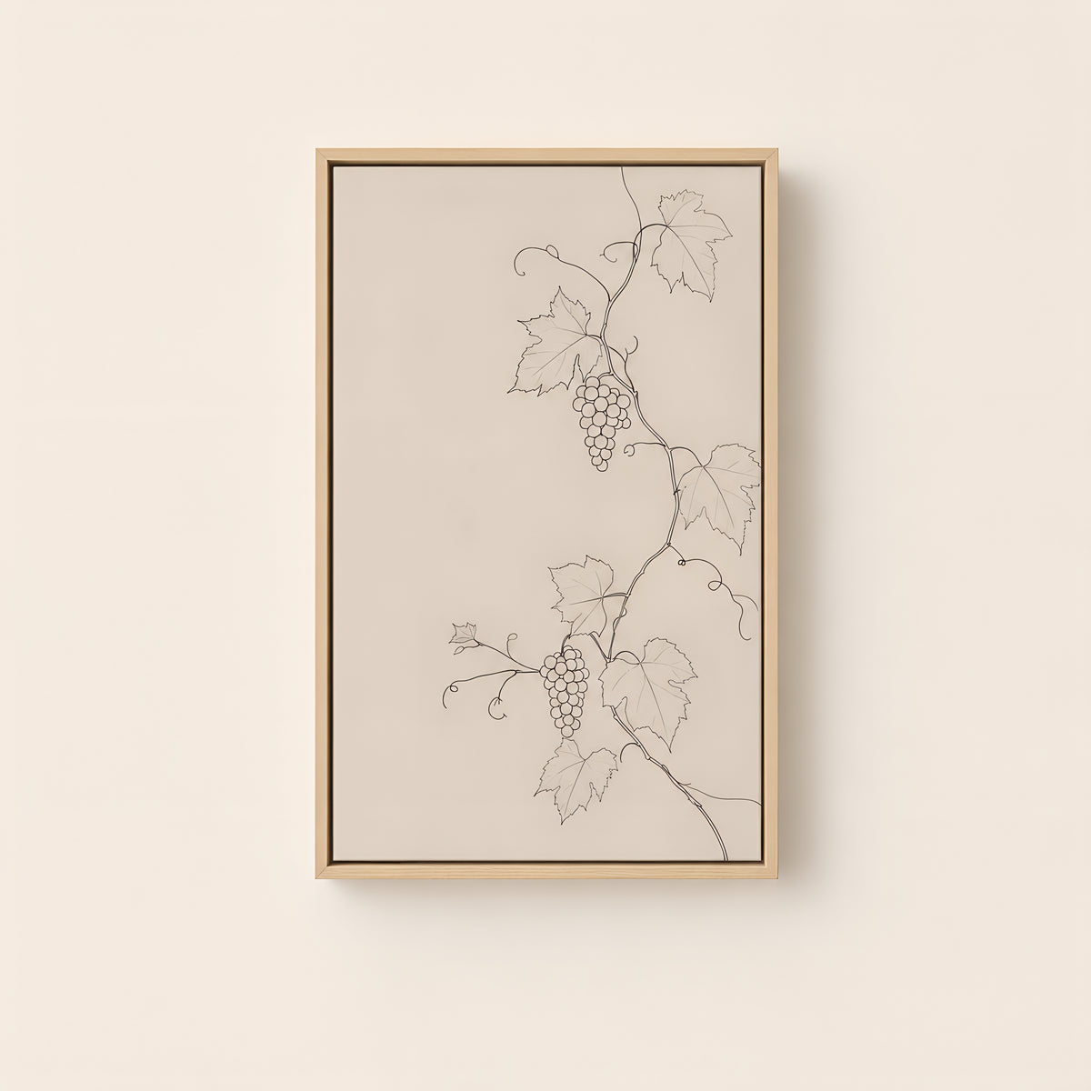 The Vine — Light Wood floater frame catalog