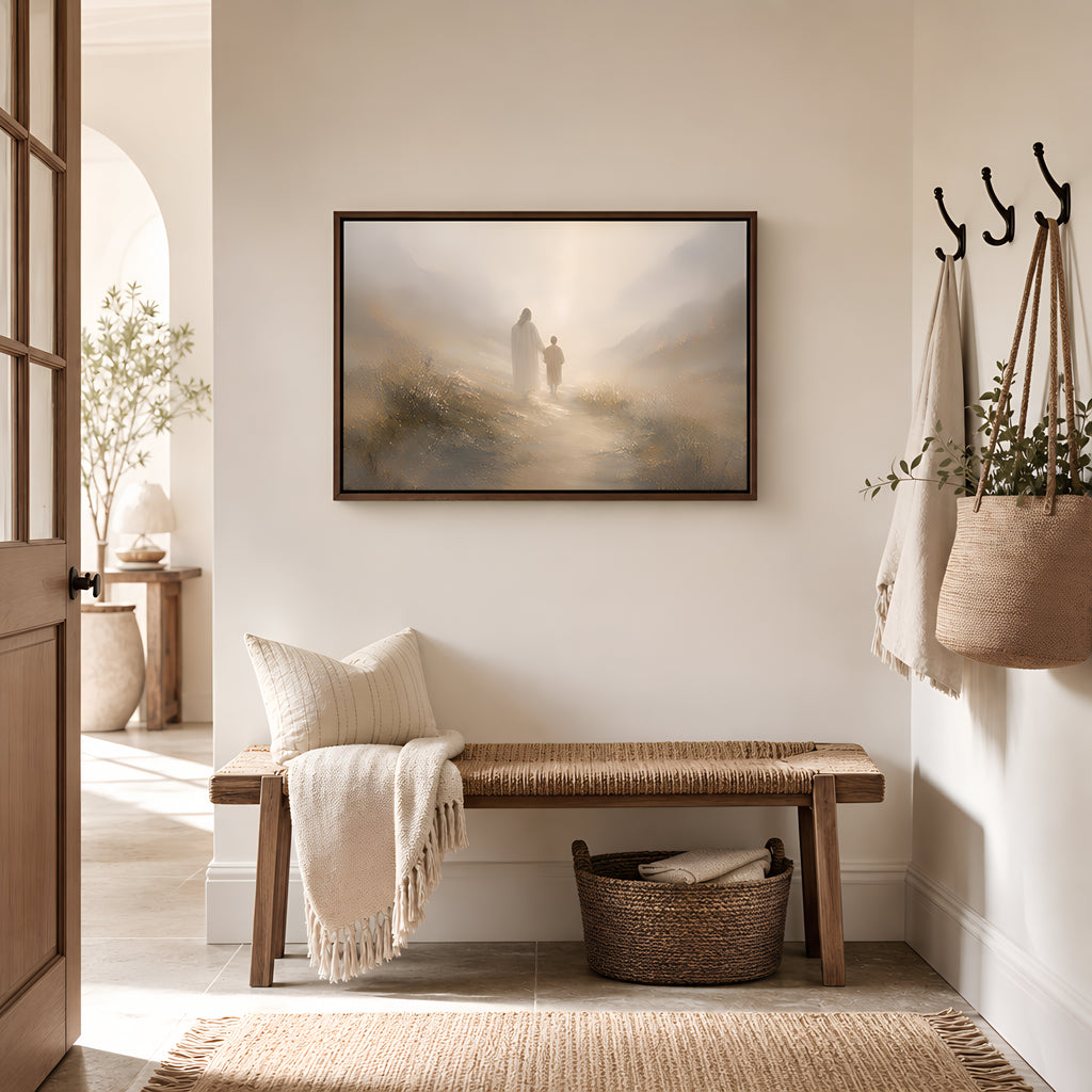 Thou Art With Me — lifestyle B Brown Wood