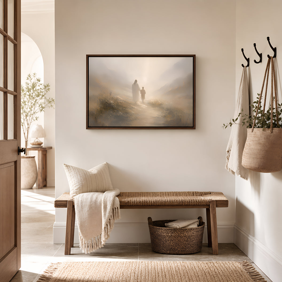 Thou Art With Me — lifestyle B Brown Wood