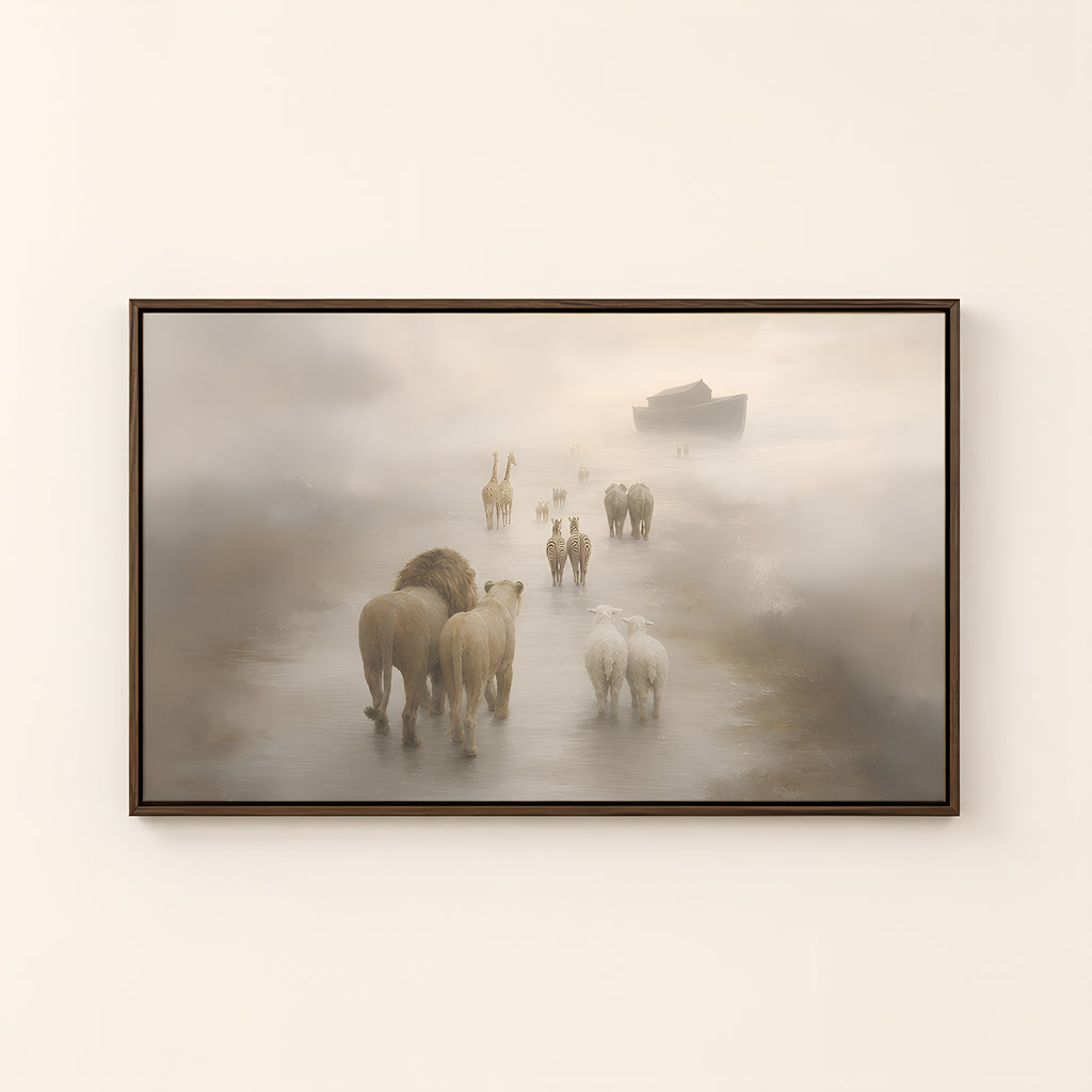 Two by Two — Brown Wood floater frame catalog