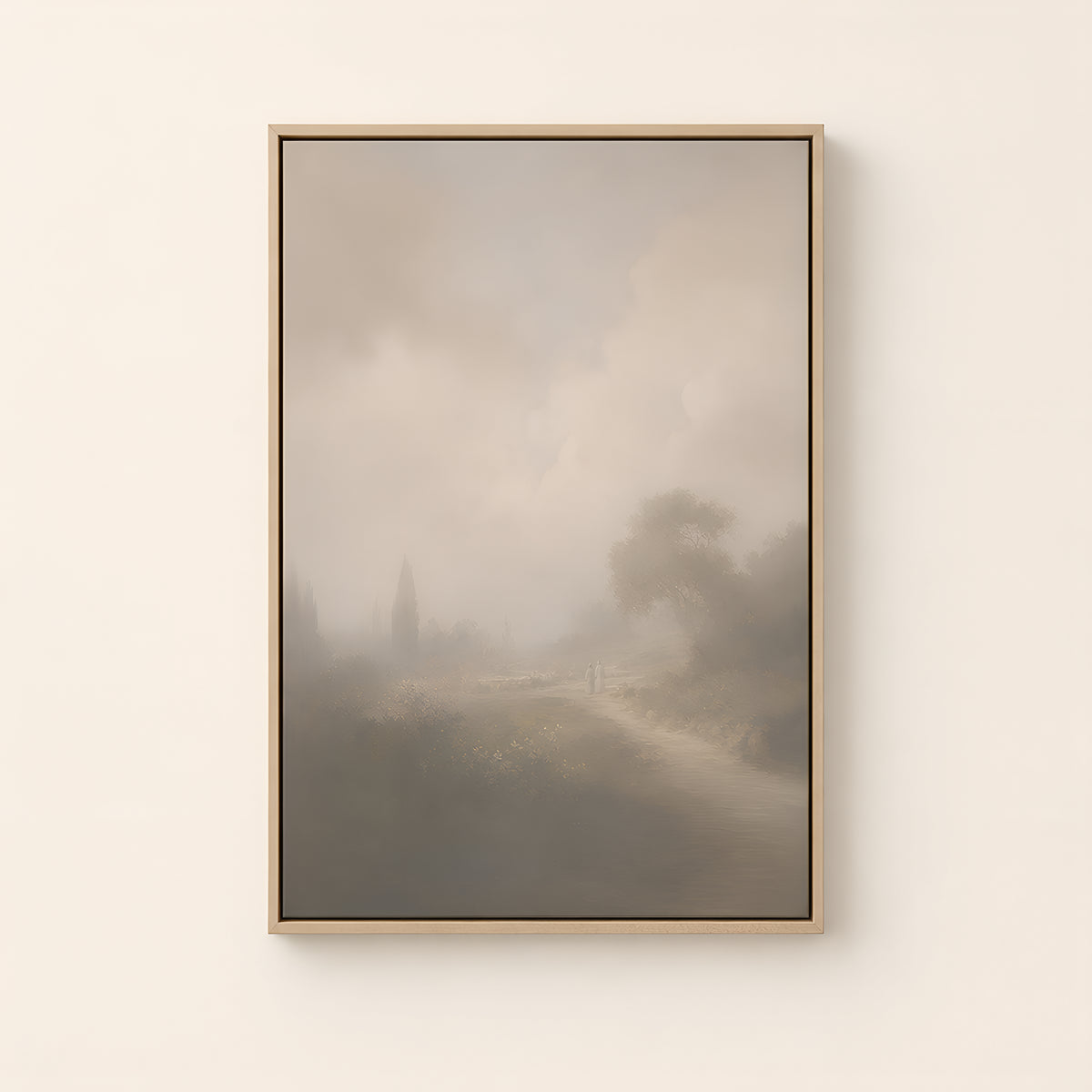 Unless I See — Light Wood floater frame catalog