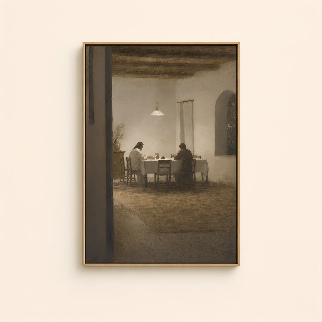 Upper Room — Light Wood floater frame catalog