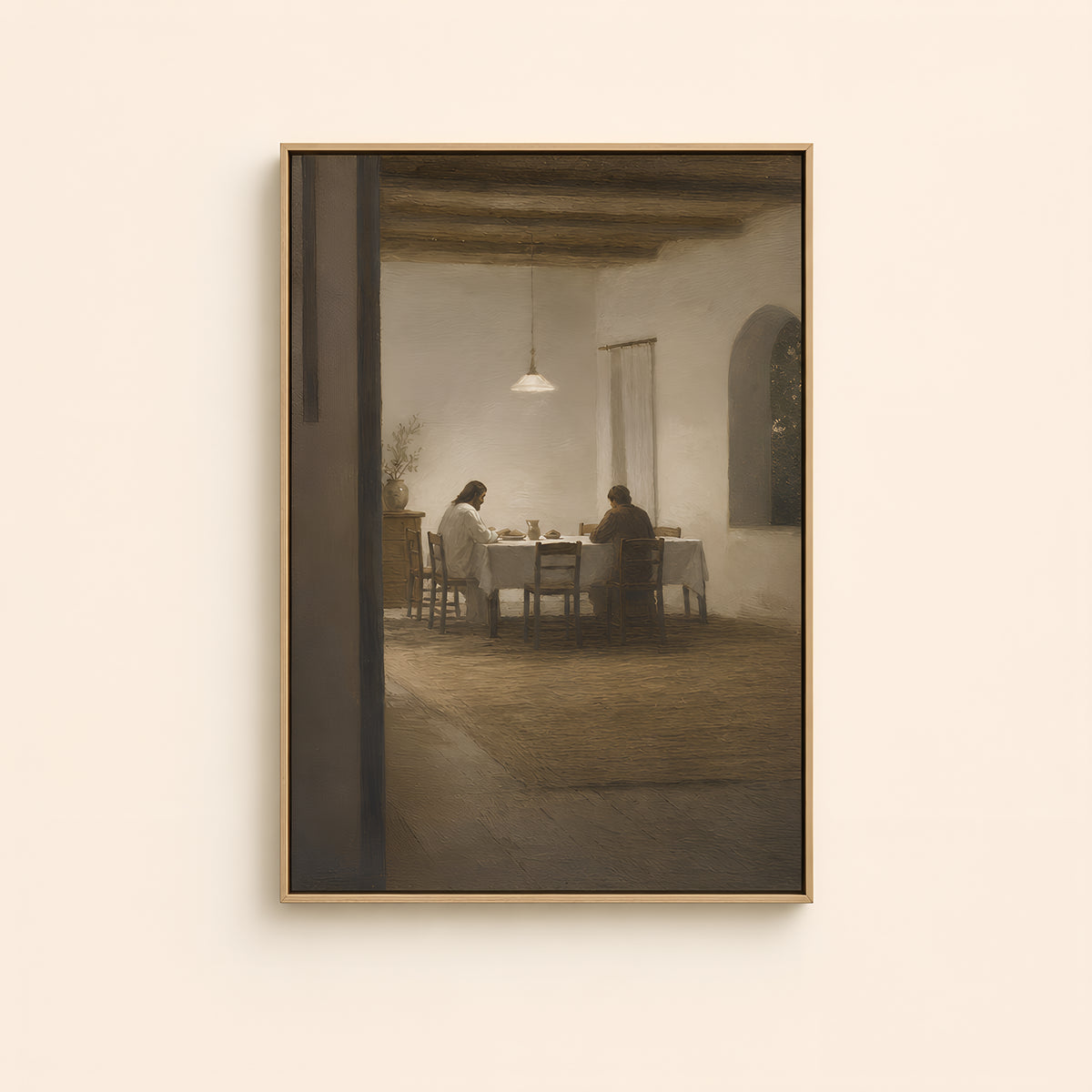 Upper Room — Light Wood floater frame catalog