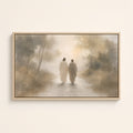Walk With Me — Light Wood floater frame catalog