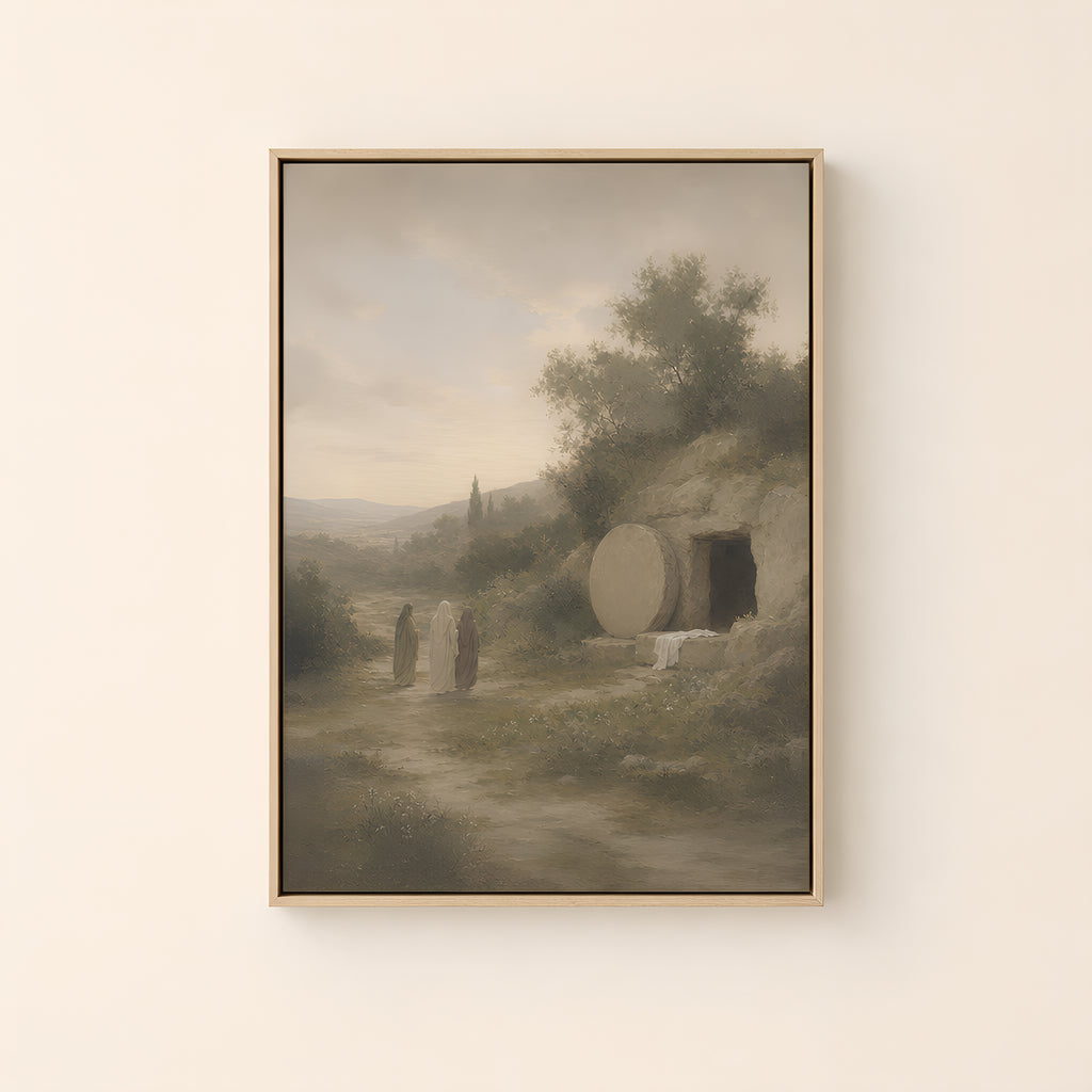 White Garments — Light Wood floater frame catalog