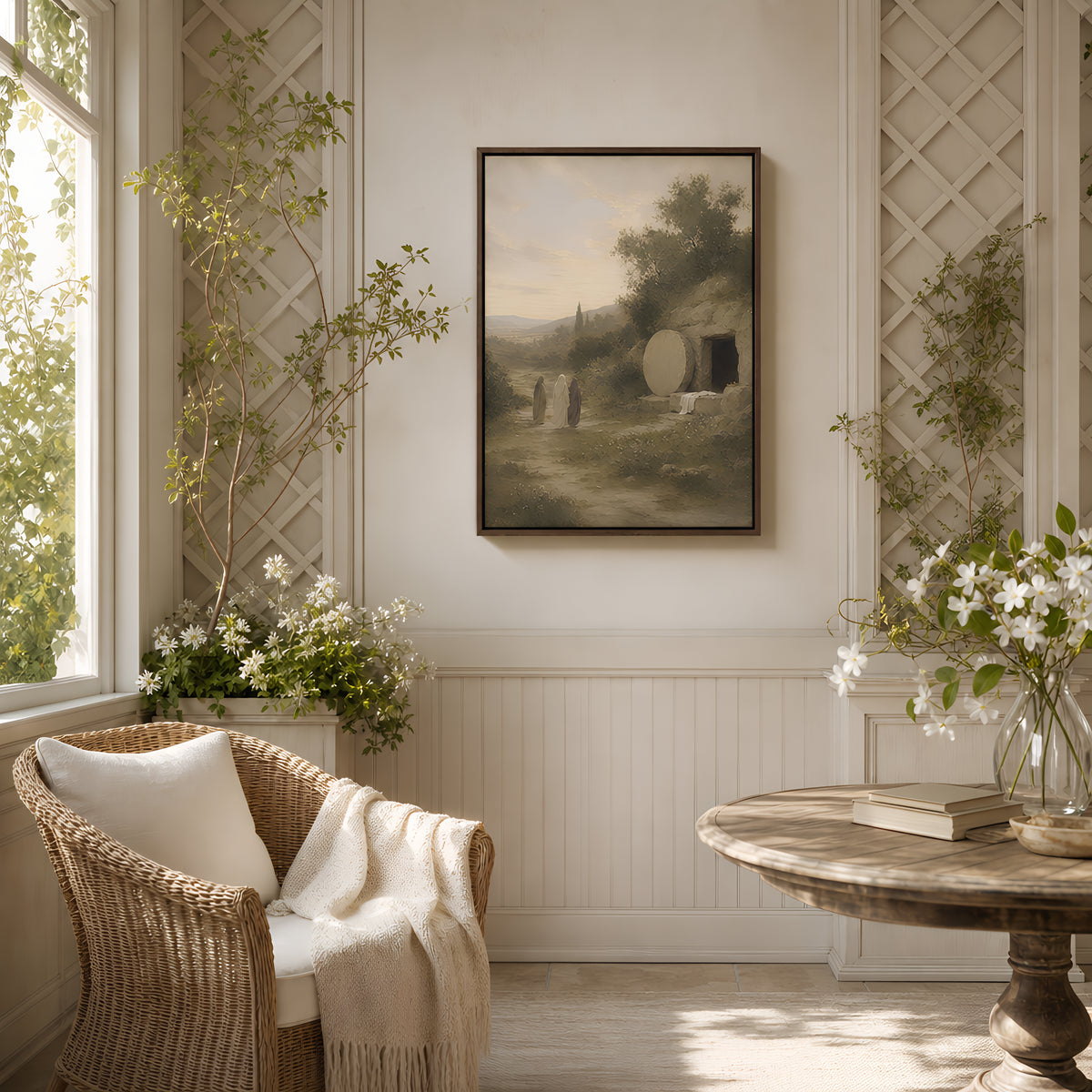 White Garments — lifestyle B Brown Wood