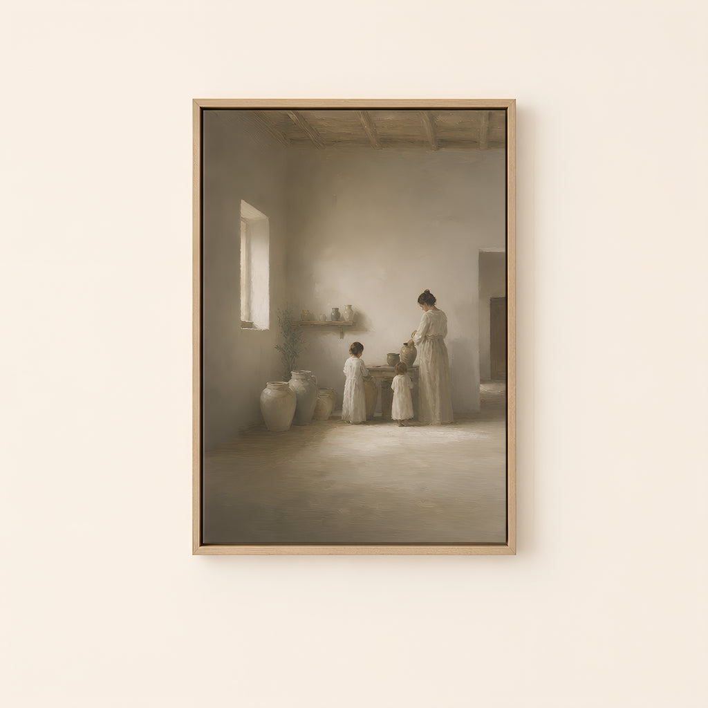 Widow's Oil — Light Wood floater frame catalog