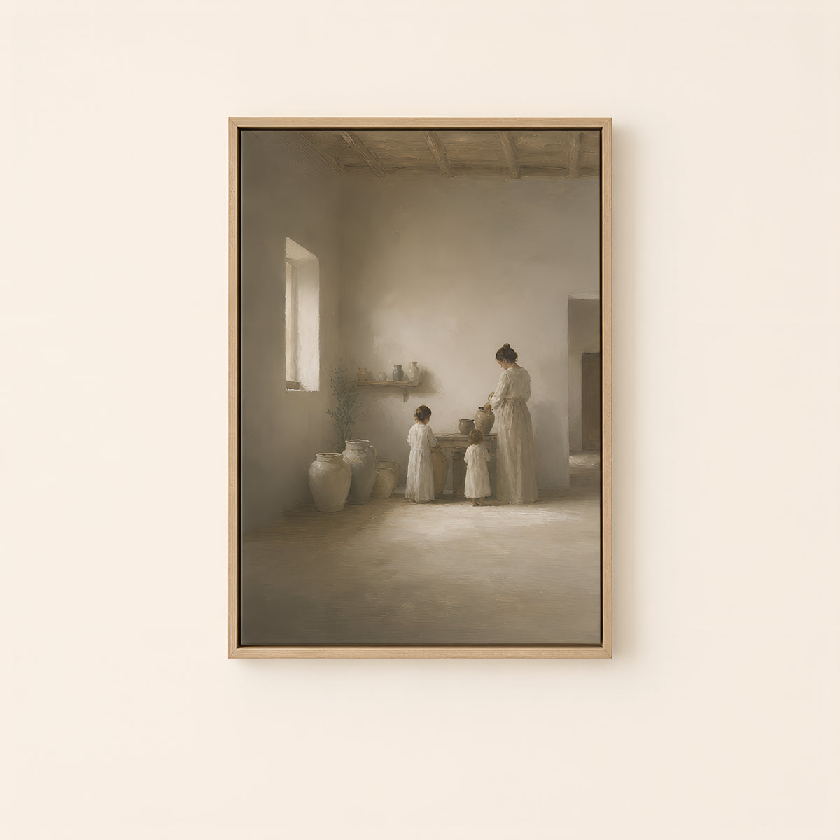 Widow's Oil — Light Wood floater frame catalog